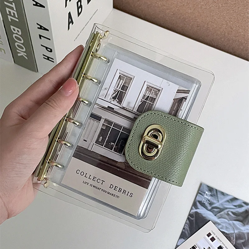 Mini Pocket A7 Idol Photo Card Collect Book Photocards Binder Photo Album Storage Book Business Office Bill Id Card Storage Book