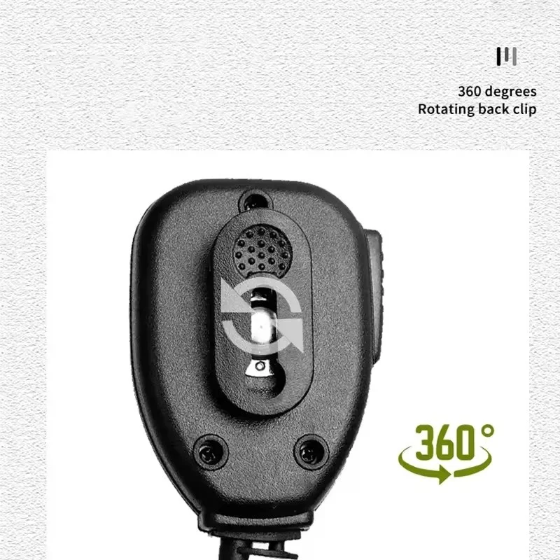 ميكروفون مكبر صوت على الكتف من Baofeng لـ Baofeng Walkie Talkie UV 5R 82 888S UV S9 PLUS UV 13 16 Pro Quansheng UV K5 5R Plus