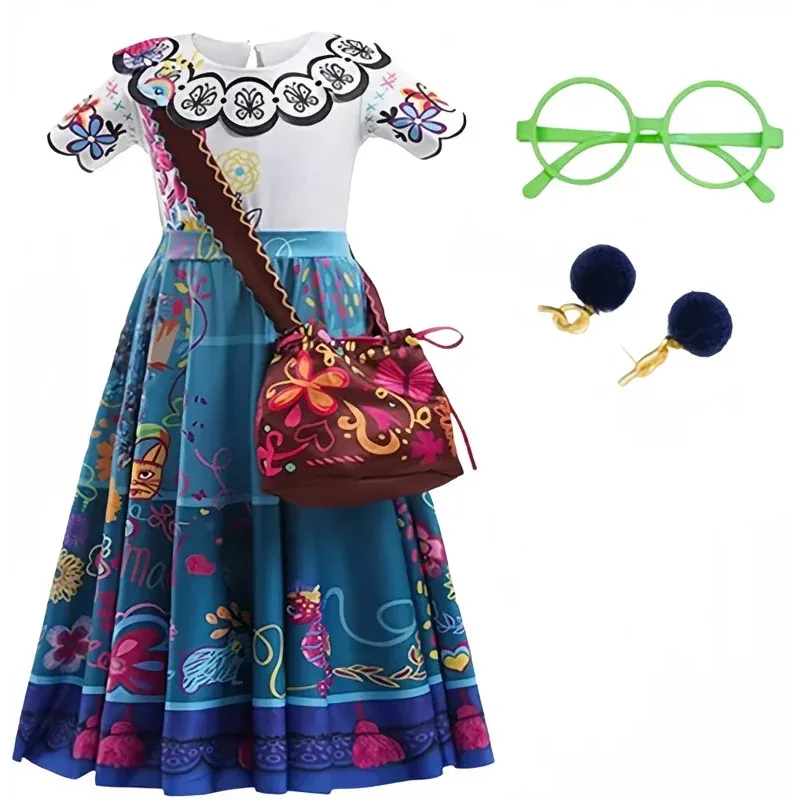 

Girl princess dress summer casual long dresses cosplay costumes Christmas Halloween theme party clothes 3-10 years old
