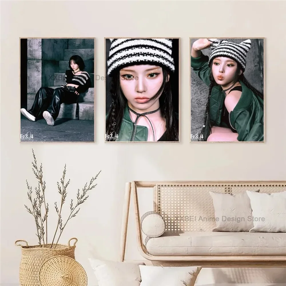 1pc Kpop Group NMIXX Fe3O4: BREAK Album Poster Decorative Painting Bedroom Wall Sticker Living Room Cafe Modern Interior Mural