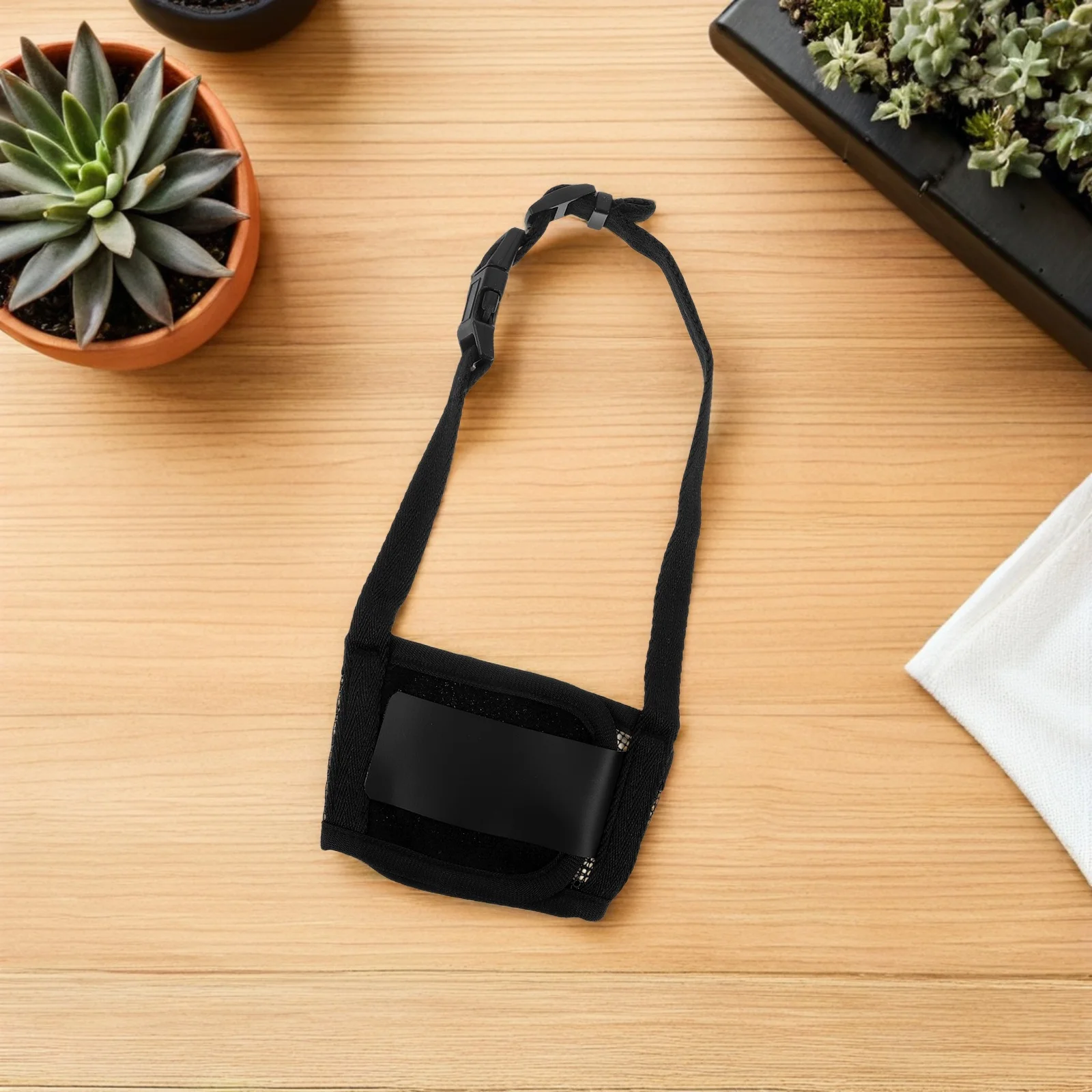 

Soft Mesh Dog Muzzle Small Medium Dogs Breathable Pet Anti-Bite Mouth Cover Outdoor Walks Chewing Eating Prevention Adjustable