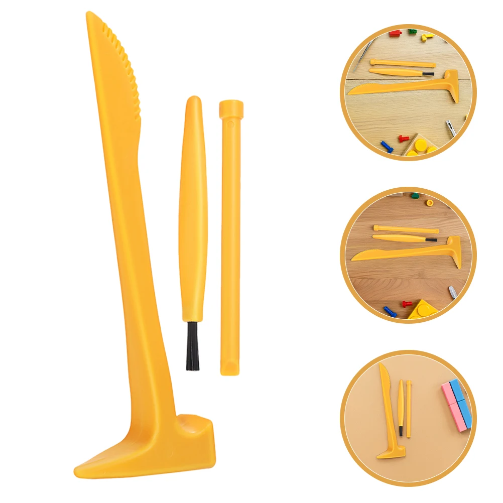 8 Sets Dig Kits Archaeological Excavation Tools Kids Digging Toys Orange Pvc Child