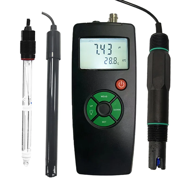 handheld ph ec tester for water in fish pond with automatic calibration for pharmacy laboratory good price portable ph meter