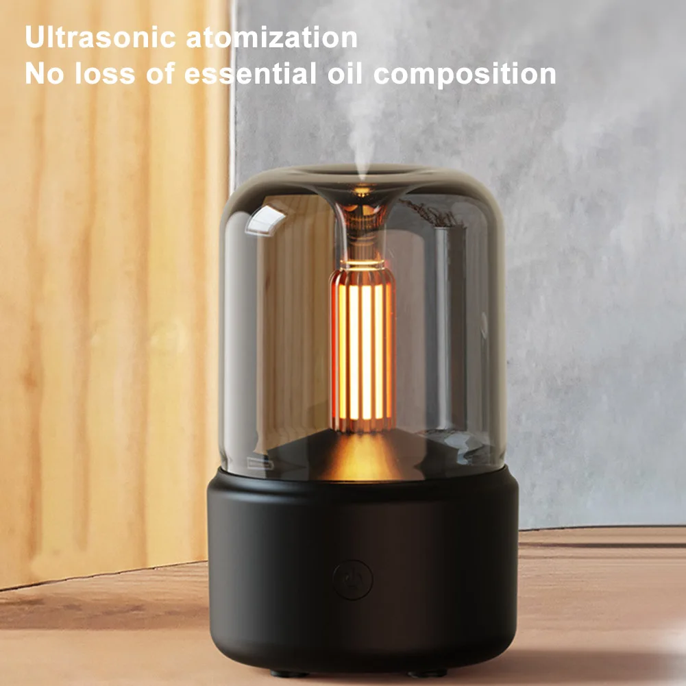 Portable Mini Aroma Diffuser Air Humidifier Essential Oil Night Light Cold Mist Maker Sprayer Auto-Off Essential Oil Diffuser