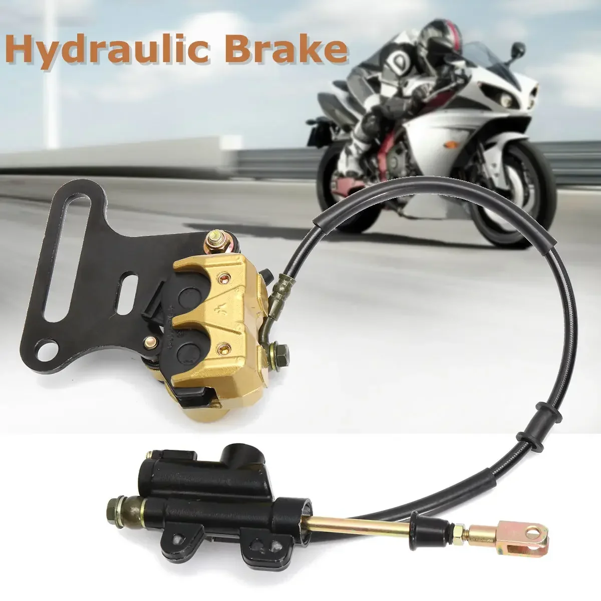 12mm 110 125cc 140cc Hydraulic Rear Disc Brake Caliper System PIT PRO Dirt Bike