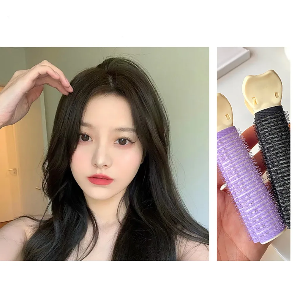 Clip de flequillo de aire fijo, rizadores de cabello no dañados, Clip de rizado esponjoso de plástico, almohadilla mágica para rizar el cabello