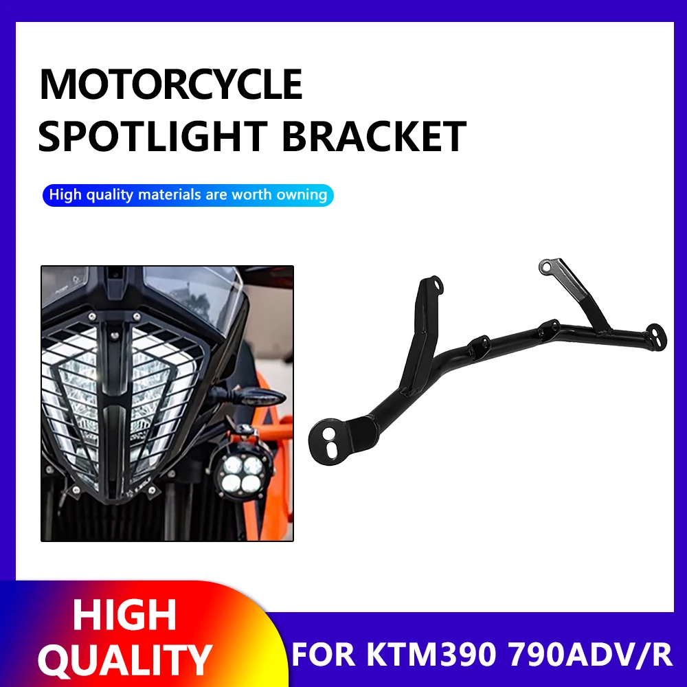 

Motorcycle for KTM 390 790 ADV/R Modified Spotlight Bracket, Auxiliary Light Bracket, Fog Light Fixing Bracket Accessories