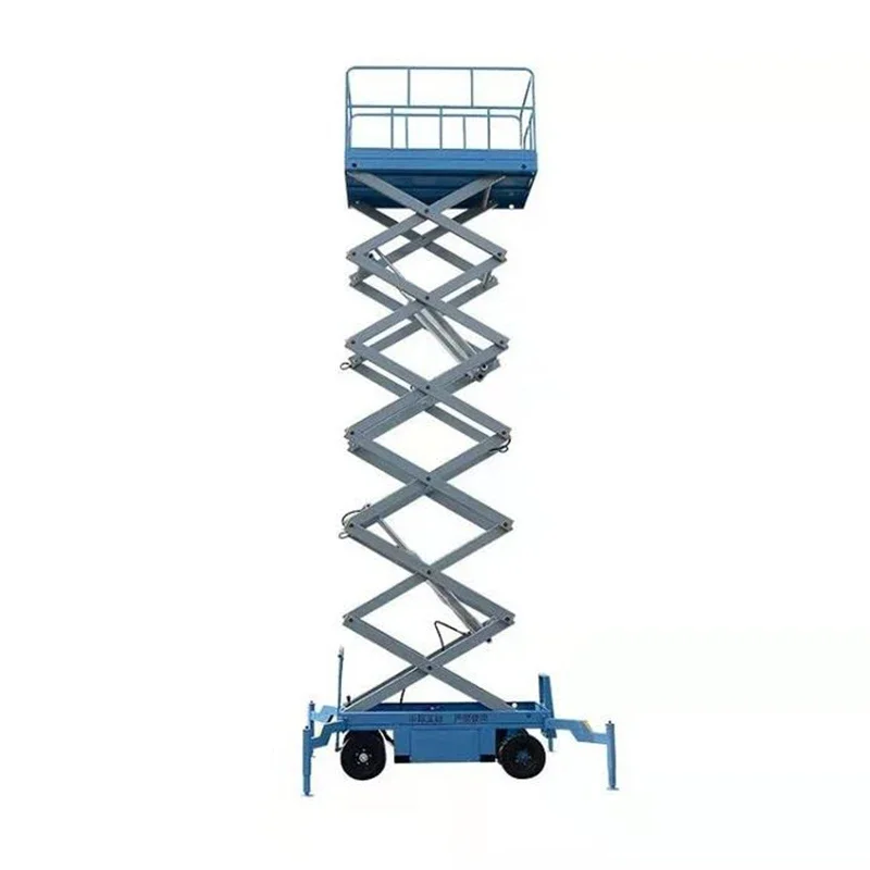 Rough Terrain Aluminum Hydraulic Scissor Lift Table 5 Ton 8m