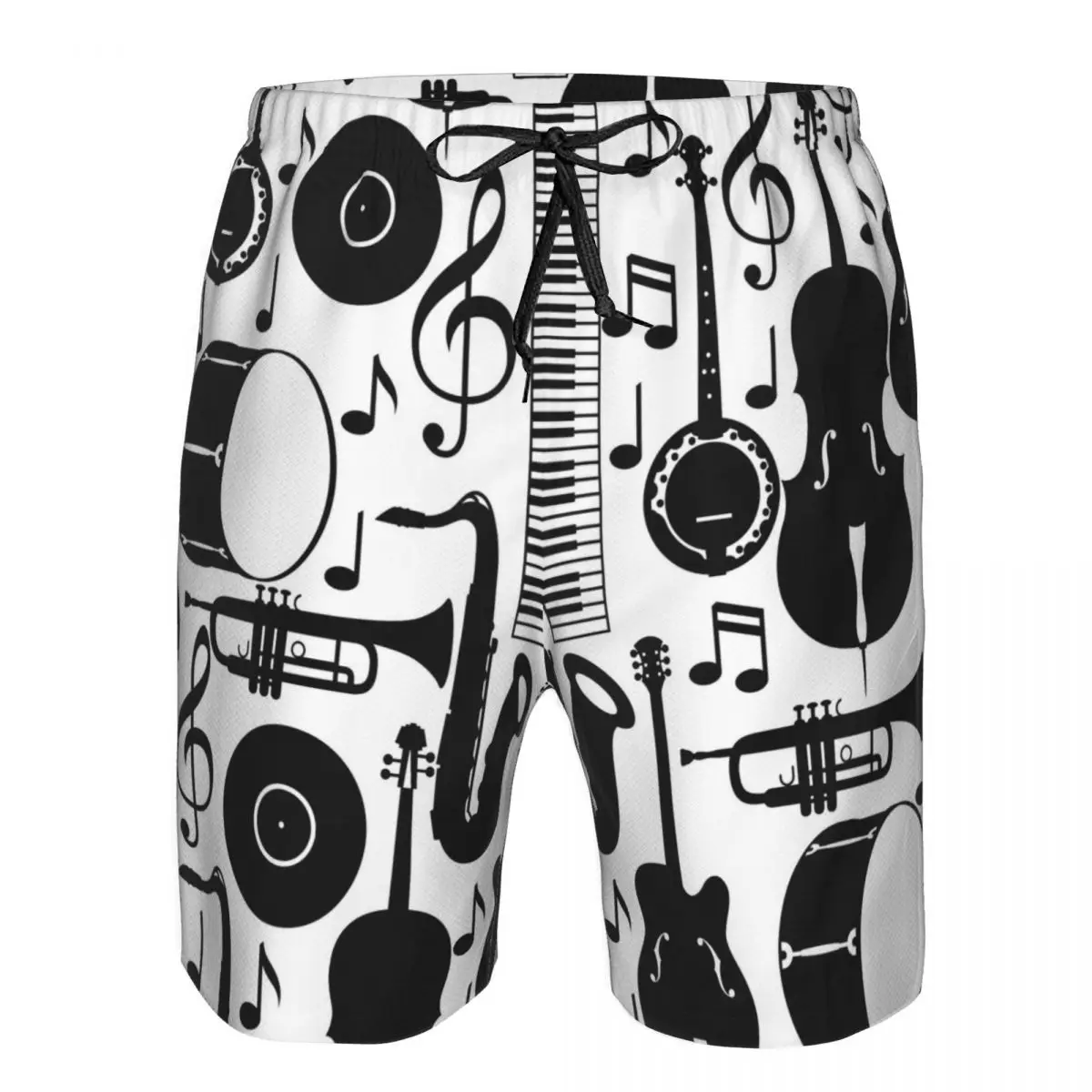 Mens Swimwear Swim Short Trunk Guitar And Instrument Beach Board Shorts Swimming Surffing shorts