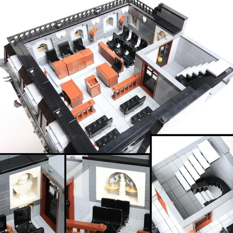 8559 PCS MOC Architettura in stile tailandese Modello modulare Building Blocks Set Educazione Assemblaggio Mattoni Compleanno Regalo di Natale