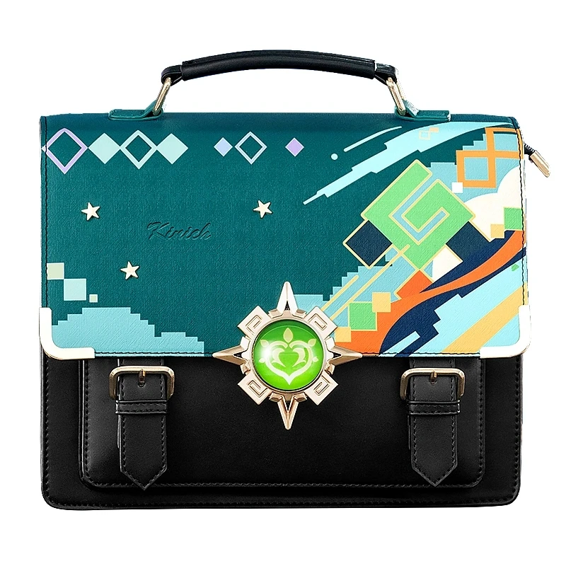 CosMiMi Game Genshin Impact Kinich Cosplay Theme Impression Pack Daily Preppy Commuter Backpack Messenger Bag Lovely Itabag New