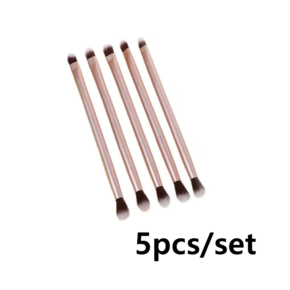 5Pcs/set Multifunctional Double Ended Eye Shadow Makeup Brush Tools