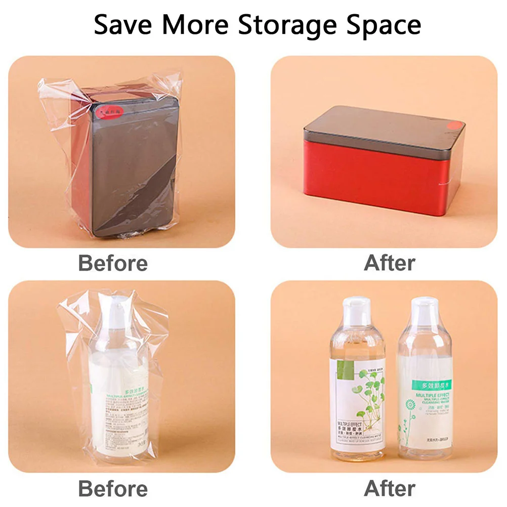 Heat Shrink Film Bag Wrap Fresh Keeping Household Bags Packaging Shrinkable Wrapping Cellophane