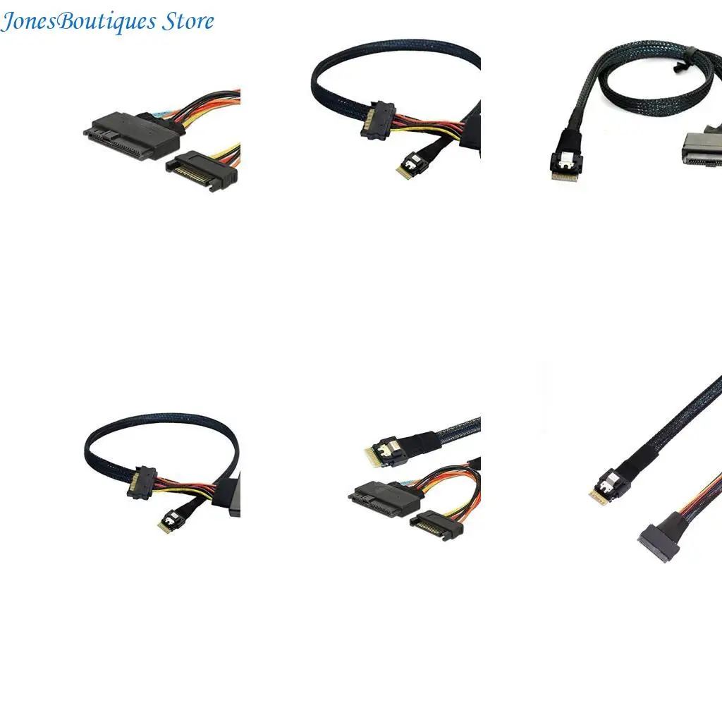

Space Saving SFF8654 4i 38pin To SAS863 Data Cable Highly-speed Cable 50cm/70cm W8KE