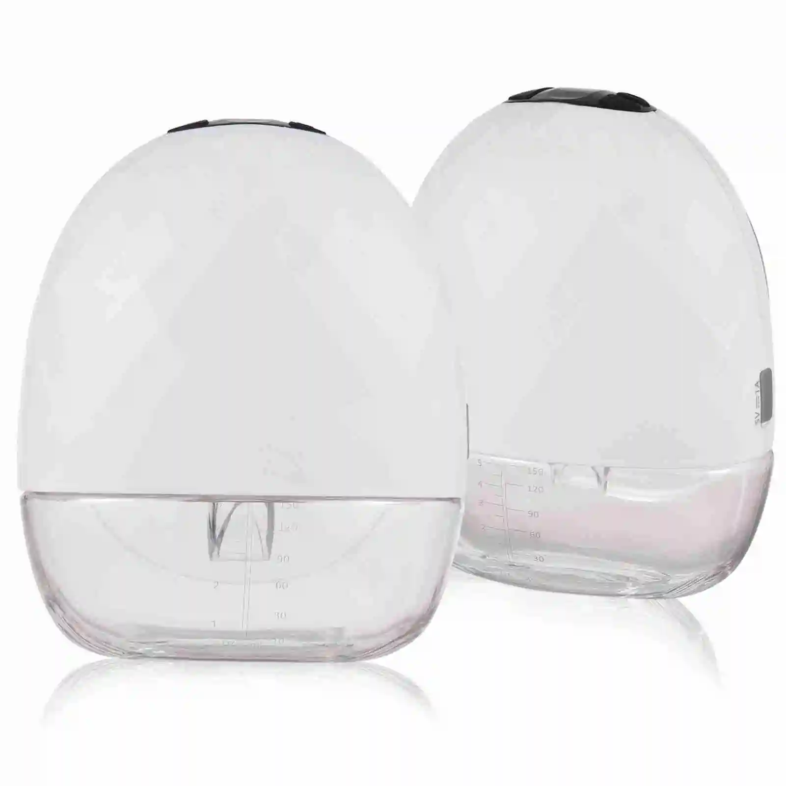 1-Pack Portable Wearable Breast Pump Hands Free Electric Breast Pump for Breastfeeding 4 Modes 9 Suction Level Low Noise