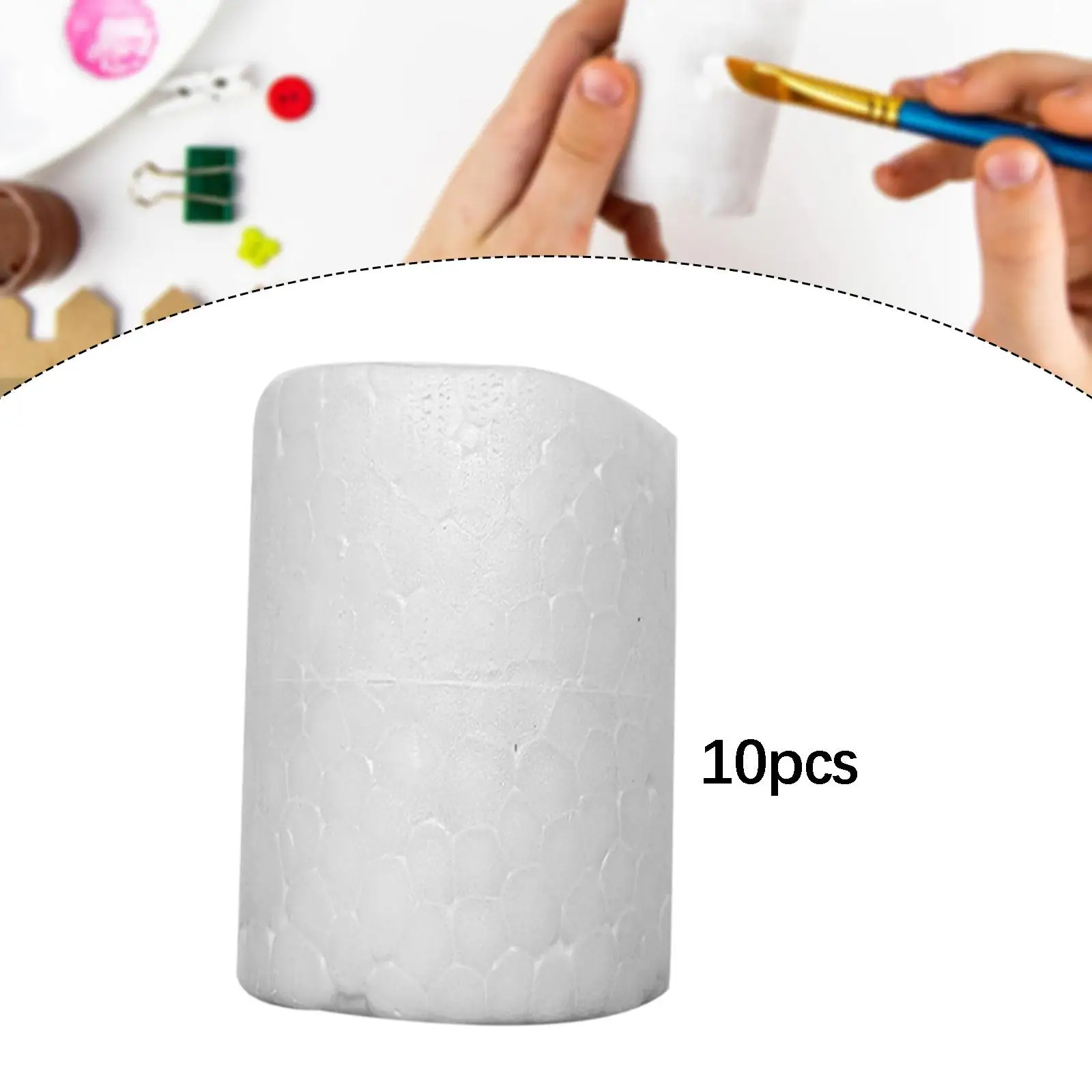 

Polystyrene Foam Craft Shapes Foam Balls for Creativity DIY Crafts for School and Holiday Modeling