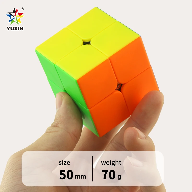 YuXin Schwarzer Kylin-Würfel V2 2X2 Professionelles Geschwindigkeitspuzzle Kinderspielzeug Geschenk Speedcube Original-Zauberwürfel mit spezieller Basis