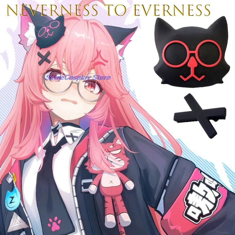 

Neverness To Everness Mint Nanally Coluccis Cosplay Props Hair Clips Anime Character Mint Hair Hoop Fashion Hair Acces