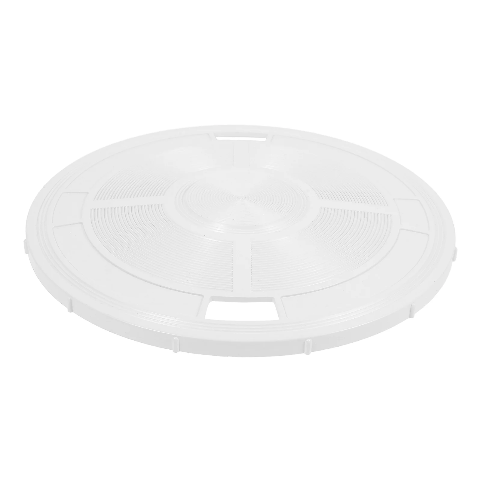 

Pool Skimmer Cover Replacement ABS Debris Prevention Safety Wide Compatibility Spa Lid Adapter Pool Filter S Jar Ground Skimmer