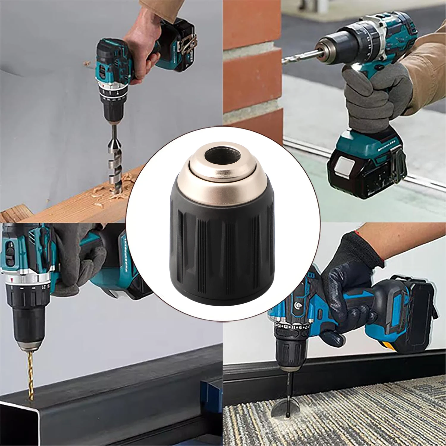 Keyless Chuck for DHP484 For DDF484 For DDF446 For DDF482 BHP452 BDF453 BDF452 for Quick Bit Changes and Tool Maintenance