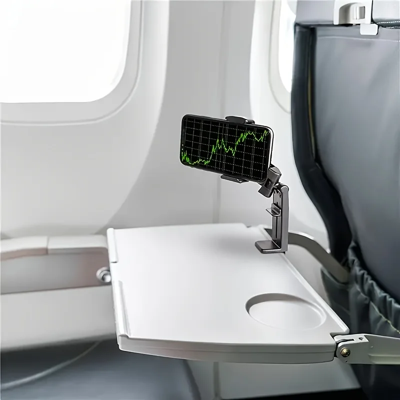 1pc Phone Holder-Car & Tabletop Mount for Hands-Free Viewing, The Ideal Gift for Travel Enthusiasts, Plane Travel Accessories