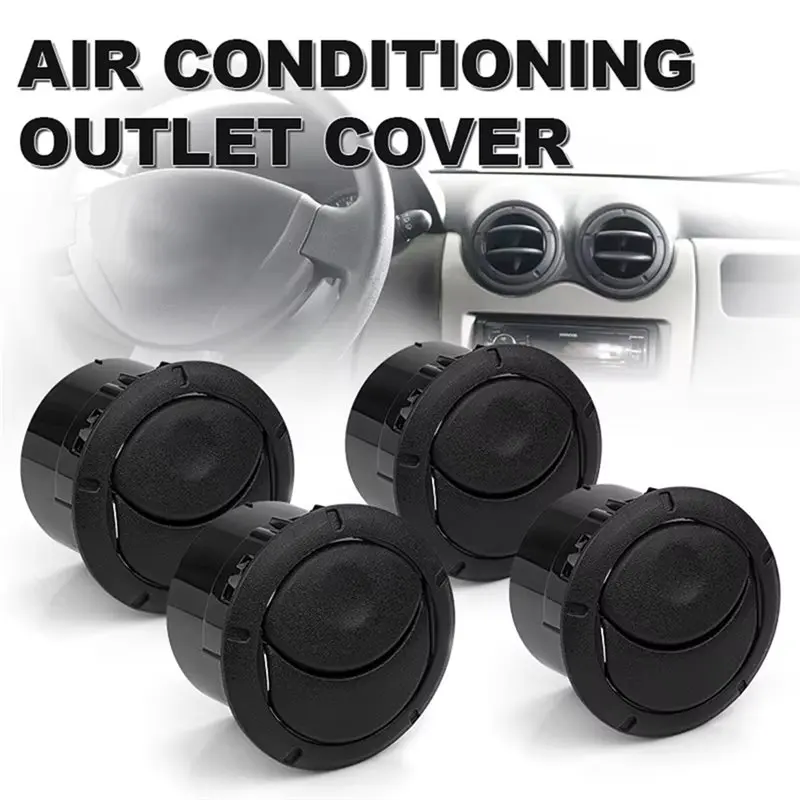 For Renault Duster Master Dacia Logan Sandero Opel Black 4PCS Air Conditioning Vent Grille Cover Air Vent 8200212480 view 3