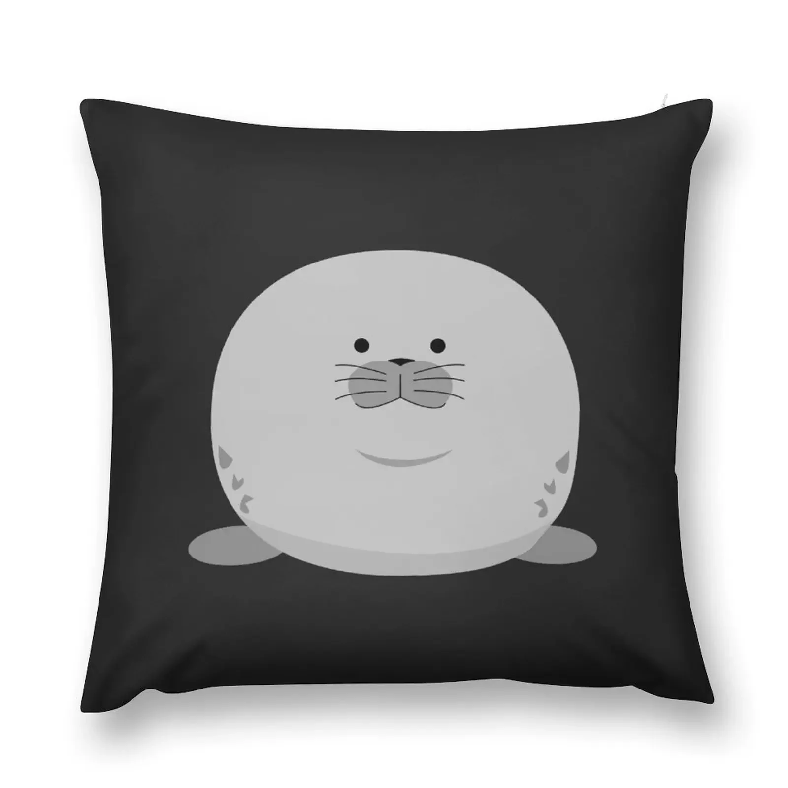 Cute Chonky Seal Throw Pillow Cushion Cover Luxury Room decorating items Throw Pillow Decorative Sofa Cushions pillow