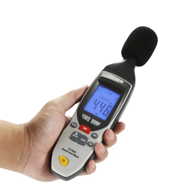 DT-855 Handheld Portable High-precision Noise Detector, Sound Level Meter, Sound Volume Decibel Test Recorder