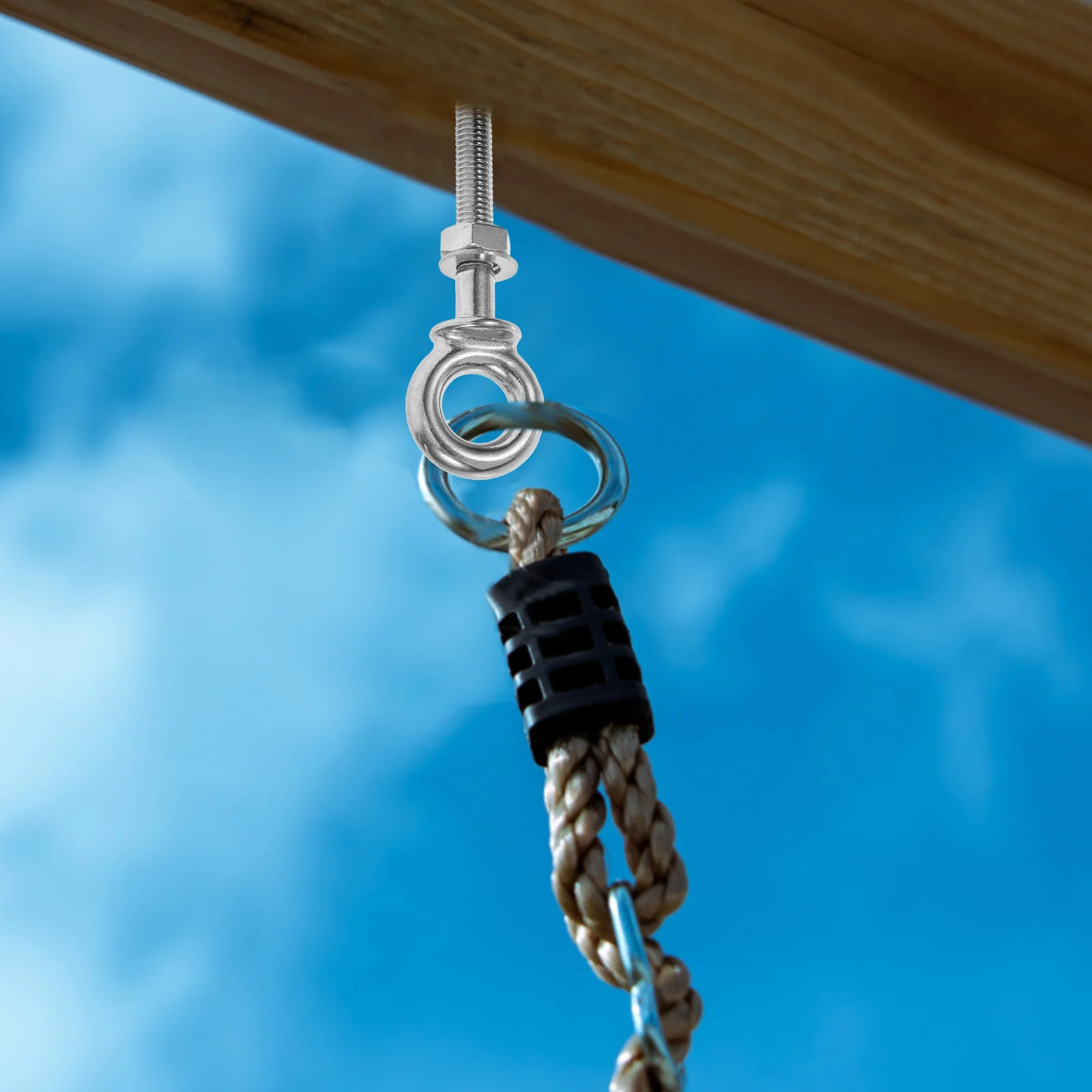 

Stainless Steel Lifting Eye Bolts Hook Ring Screw Marine Grade Tie Down Loop for Boat Dock Wood with Nut Washer Hardware