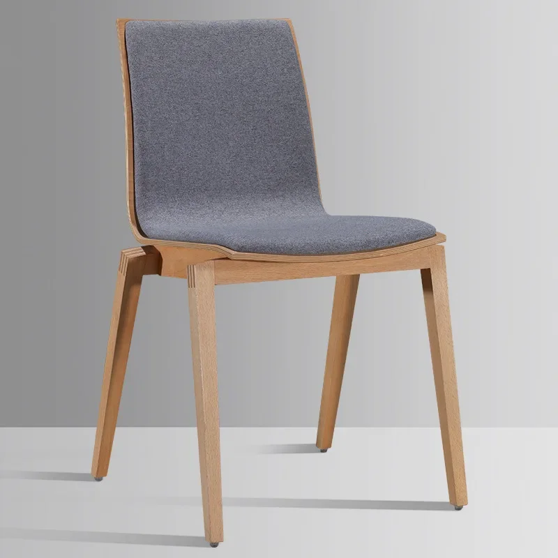 The product can be customized. Nordic solid wood dining chair creative music wooden armchair home dining room modern leisure