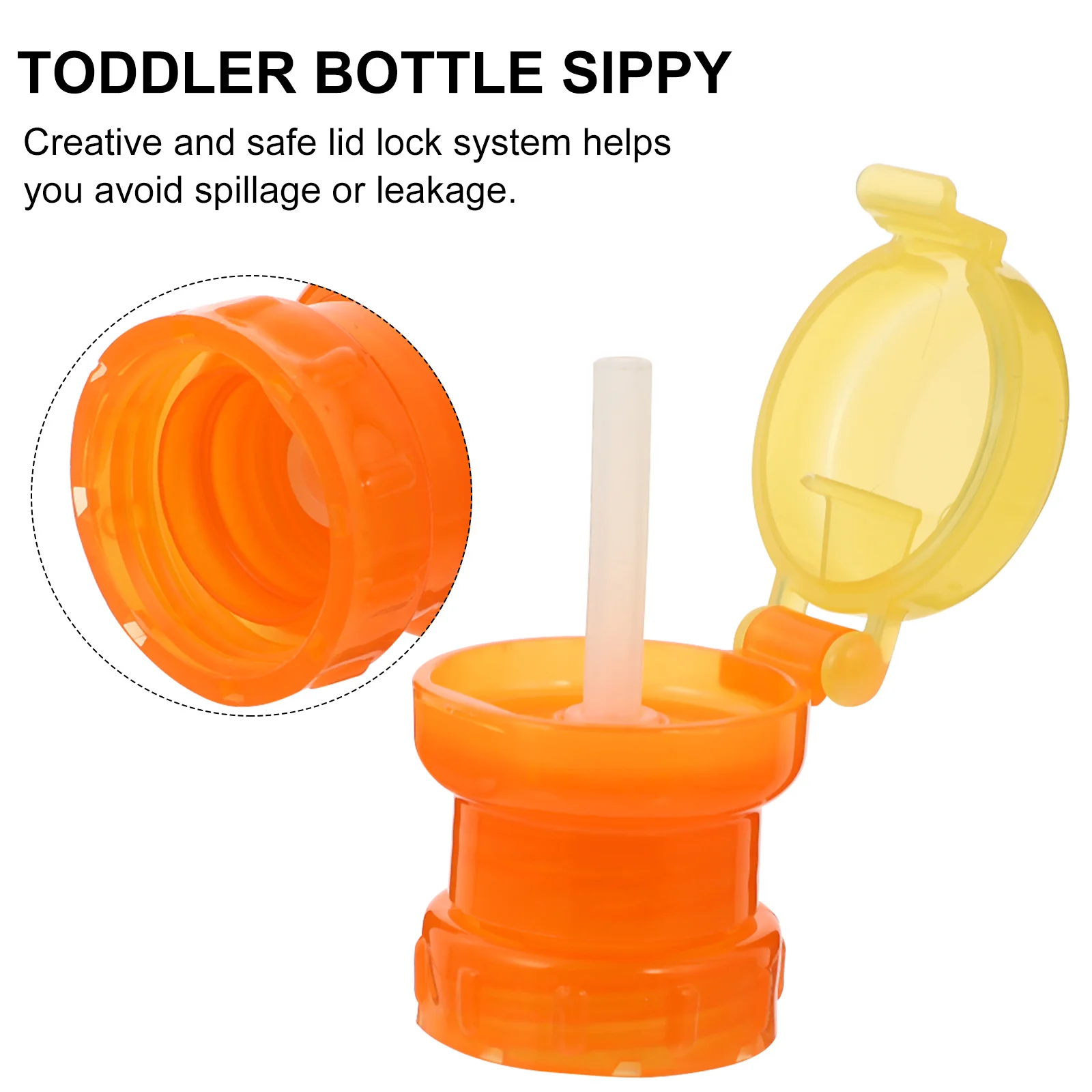 

2 шт. прочная герметичная крышка для бутылочки, защита от разливов, пластиковая соломенная крышка для чашки, принадлежности для малышей, безопасная для детской бутылочки, крышка-непроливайка