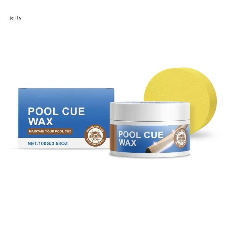 Cue Maintenance Wax Pool Care Wax 100g Pool Cue Protective Wax Snooker Cue Wax Billiard Conditioner Wax 448C