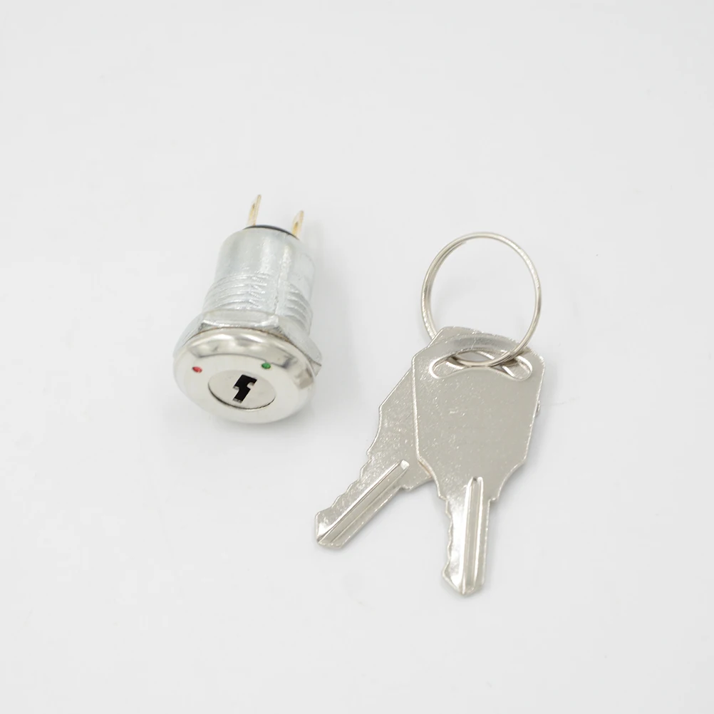 New Electronic Key Switch KS-02 KS02 Electronic With Keys Silver Key Switch ON/OFF Lock