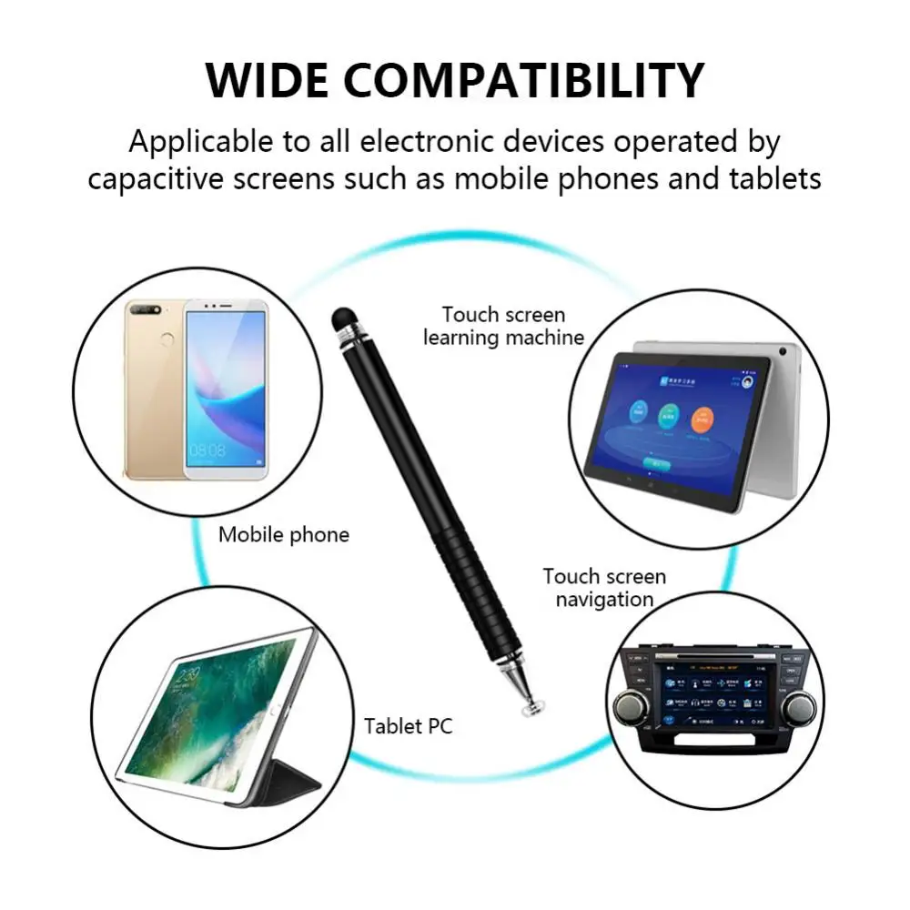 Stylus Pen Capacitive Touch Pencil Touch Pen 2 In 1 For Stylus For Ipad Tablet Screen Stylus