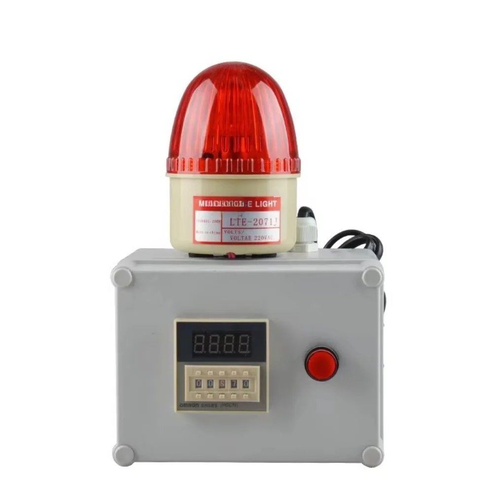 Single-turn sound and light alarm timer can be set