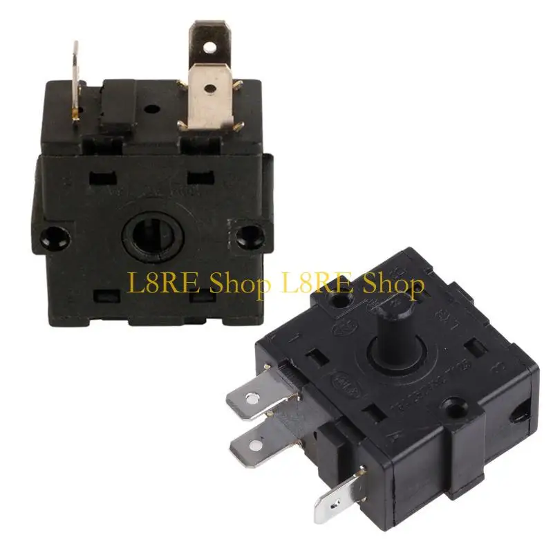 L8RE AC 250V Electric Room Heater 2 Gears 3 Pin 3 Gears 5 Pin Rotary Switch Selector