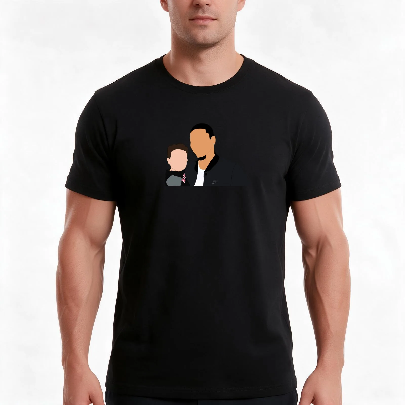 Jayson and Deuce Tatum T-Shirt, Summer Casual Cotton Tee, Oversized Streetwear Tops, Vintage Graphic Print, Unisex Men Women