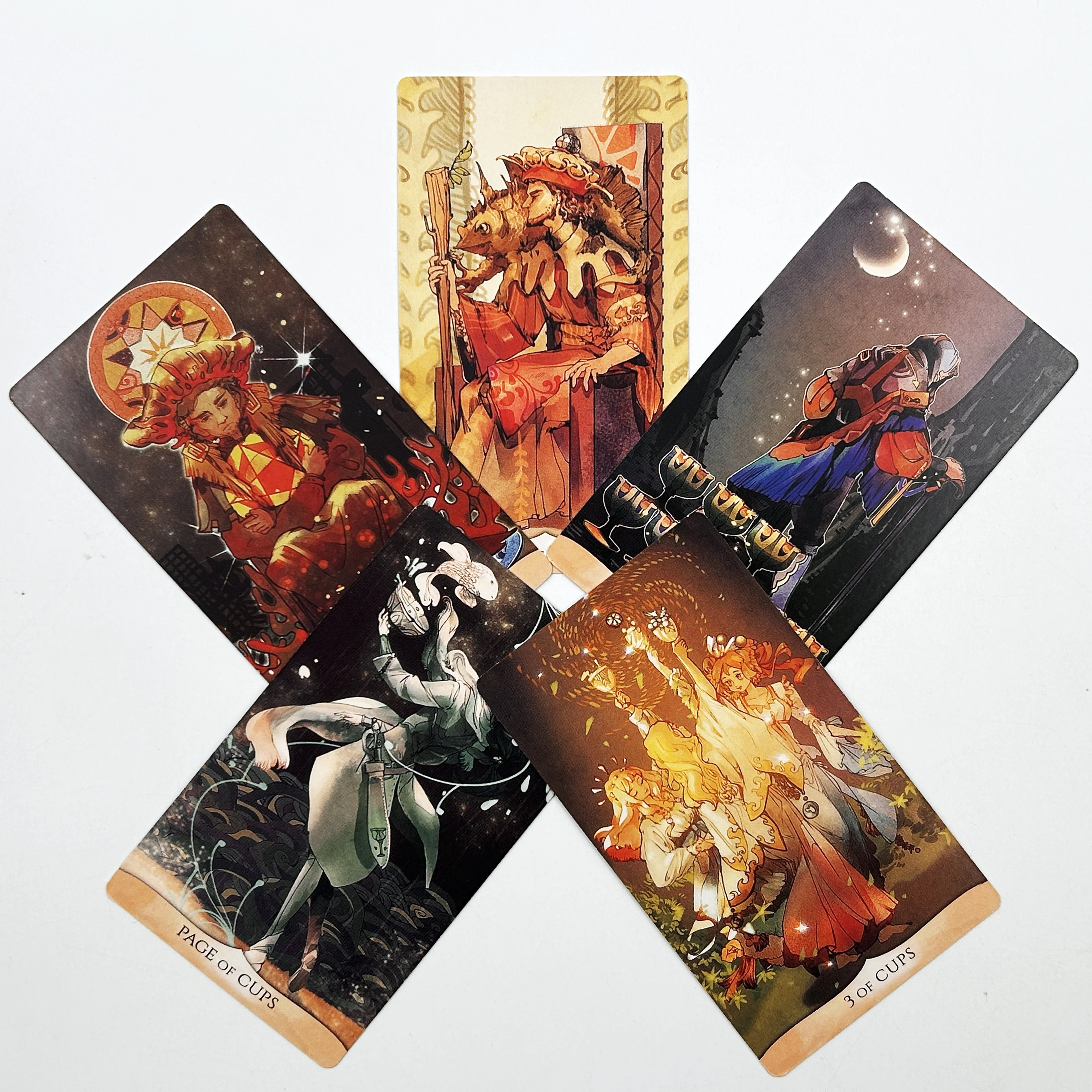 Traditional Manga Tarot card deck，Vintage board and card games, the best-selling product, essential for entertainment.