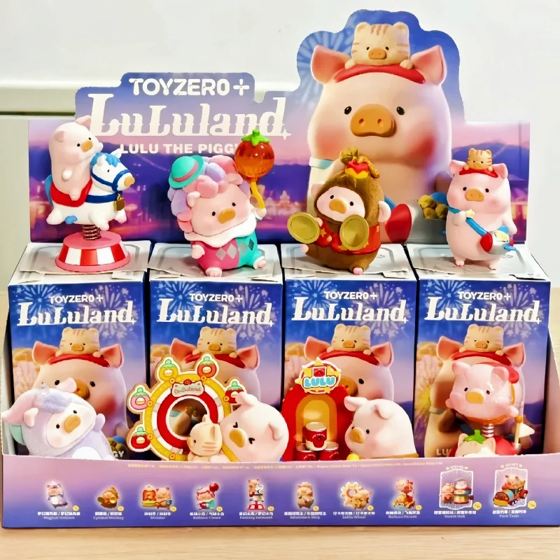

Lulu the Piggy Anime Figure Doll Blind Box Trendy Car Decoration Cute Mystery Toy Gift from Lululand Series