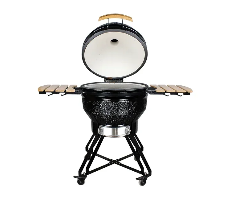 KIMSTONE  Hot Seller 26 Inch High Temperature Resistance Ceramic Kamado Grill For Camping Cooking