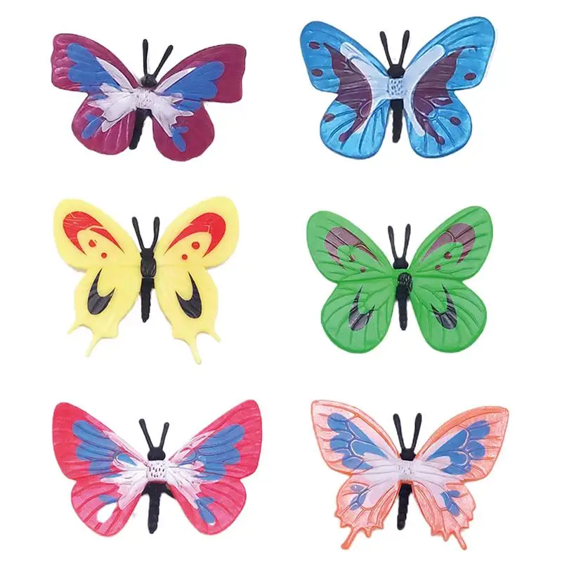 

Butterfly Decor Flower Pot Realistic Artificial Butterfly Flower Pot Decorations 6 Pieces Bohemian Fairy Flower Pot Decoration