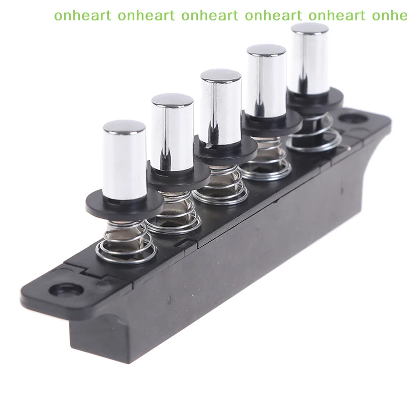 [C]Five-position plug-in button switch for range hood five-position silver switch