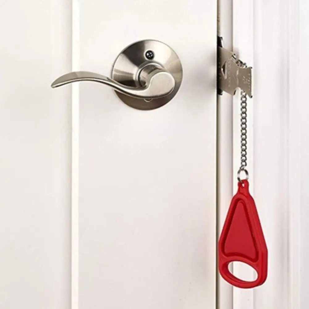 

Convenient Safety Portable Door Lock Door Safety Guard Anti-theft Door Chain Security Lock Privacy Door Safe Lock Hotel