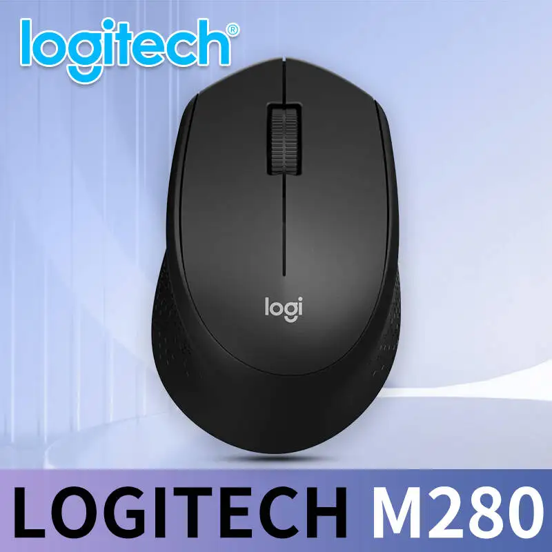 ماوس المكتب Logitech M280 Professional مدمج وهادئ ومريح للحمل ومريح للمس ومصمم خصيصًا