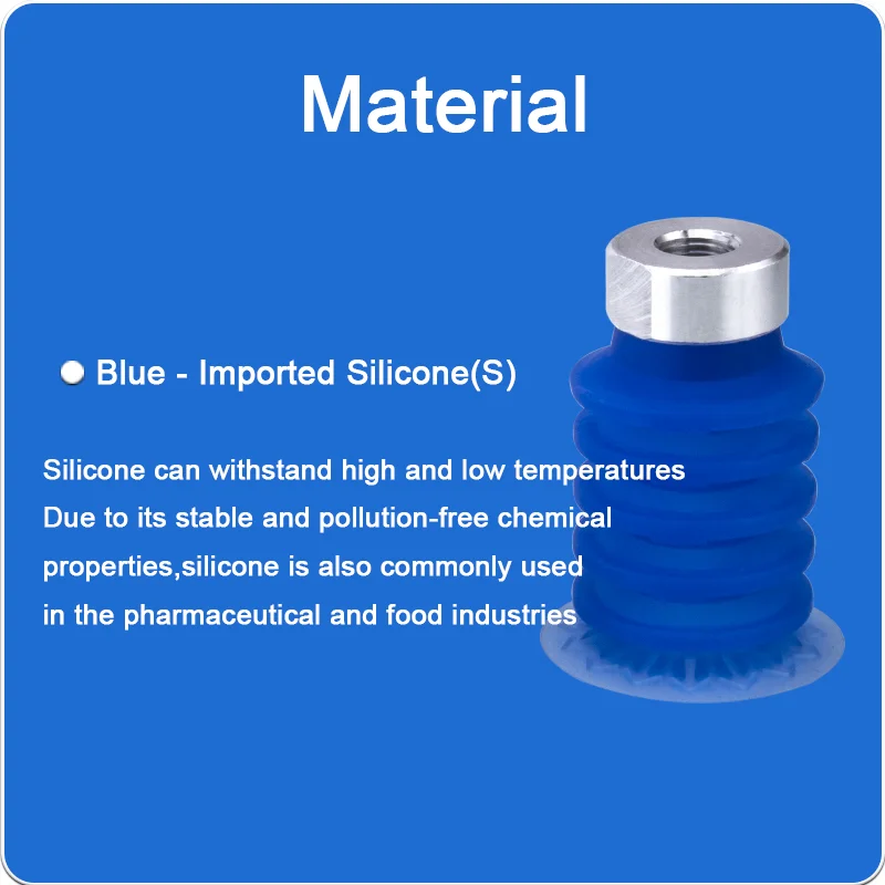 5 Buah/Pak Cangkir Pengisap Vakum Seri ZP3P Cangkir Pengisap Diafragma Tipe Bawah ZP3P-20/25/32/40/50/JT5SF-W