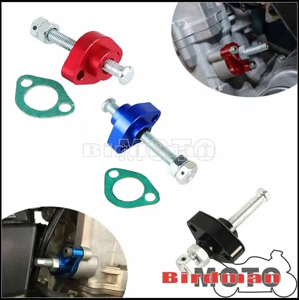 Black CNC Aluminum Manual Cam Chain Tensioner For Honda CBR 600 F3 F4I 900F TRX 250 300 350 450R 650 680 Motorcycle Accessories