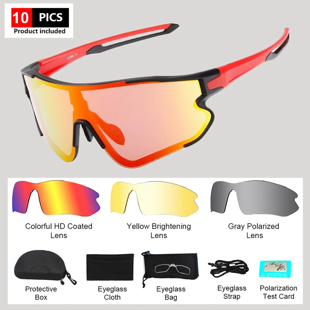 

Polarized Sports Sunglasses Women’s & Men's Cycling Glasses Road UV400 Bicycle Eyewear Mountain Bike Mtb Outdoor Riding Goggles