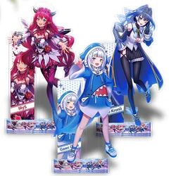 Anime Hololive Figure Acrylic Display Stand Model Inugami Korone Houshou Marine Gura Office Desktop Sign Dolls Christmas Gifts