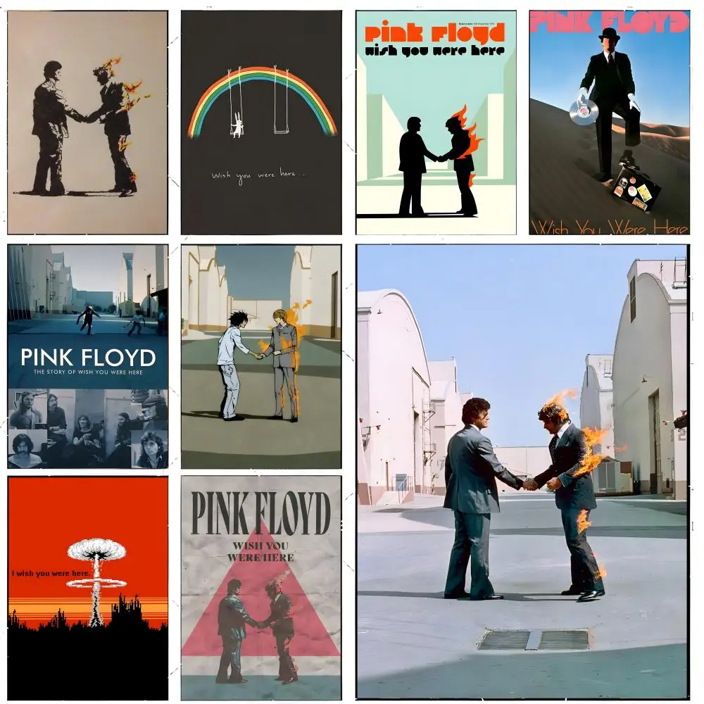 Album Classic W-Wish You Were Here Poster Premium Decor Art & Gift for Household Lounge Home Ornaments