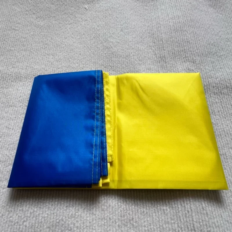 YIXIN Flag  ukraine Flag 90x150cm 3 x 5ft Hanging ukraine Flag Polyester standard Flag Banner